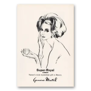 1967 Germaine Monteil Print Ad | Super Royal Cream