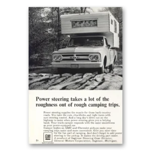 1967 Chevrolet Custom Camper Print Ad | Power Steering