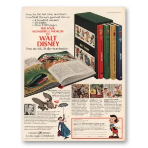 1967 Golden Books Print Ad | Walt Disney