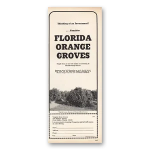 1967 Tropical River Groves Print Ad | Florida Orange Groves