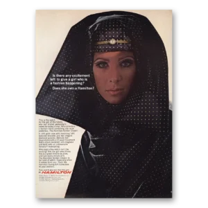 1967 Hamilton Watch Print Ad | Girl Fashion