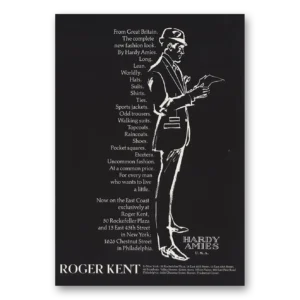 1967 Hardy Amies USA Print Ad | From Great Britain