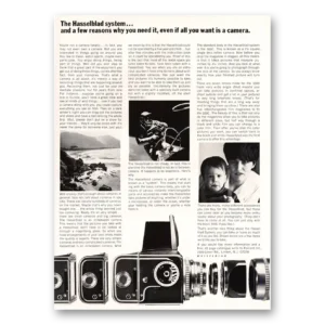 1967 Hasselblad Print Ad | All You Want