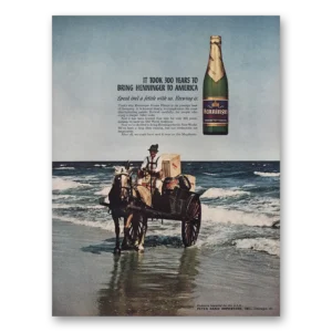 1967 Henninger Beer Print Ad | 300 Years
