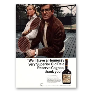 1967 Hennessy Cognac Print Ad | Very Superior