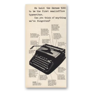 1967 Hermes Print Ad | Small Office