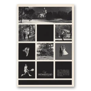 1967 Homestead Print Ad | One Of Worlds Great Resorts
