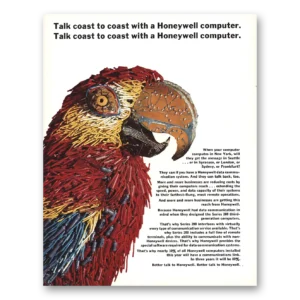 1967 Honeywell Computers Print Ad | Talk Coast To Coast