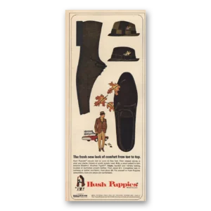 1967 Hush Puppies Print Ad | Fresh New Look