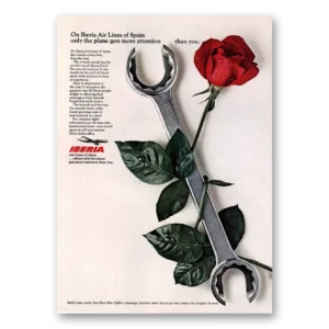 1967 Iberia Airlines Print Ad | Only Plane