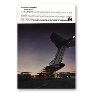 1967 International Harvester Industrial Print Ad | Taking Off