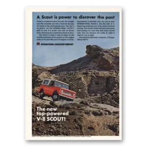 1967 International Harvester Scout Print Ad | Power To Discover Past