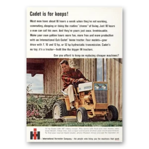1967 Cub Cadet Print Ad | Cadet Keeps