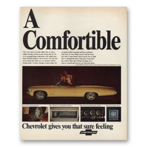 1967 Chevrolet Impala Print Ad | A Comfortible