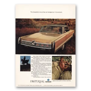 1967 Chrysler Imperial Print Ad | More Than An Indulgence