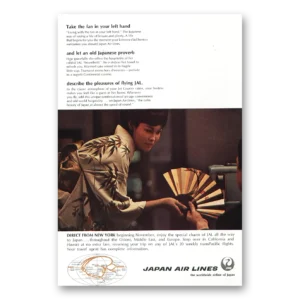 1967 Japan Air Lines Print Ad | Left Hand