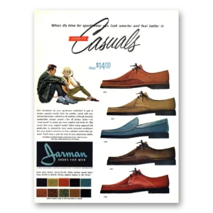 1967 Jarman Shoes Print Ad | Sportswear