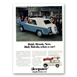1967 Jeep Jeepster Print Ad | Bold Brush