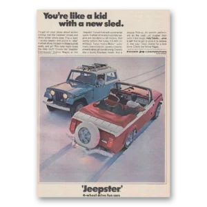 1967 Jeep Jeepster Print Ad | Like Kid