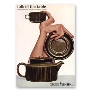 1967 Georg Jensen Print Ad | Talk Of The Table