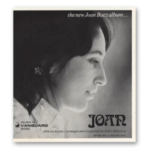 1967 Joan Baez Print Ad | Joan