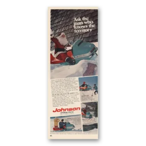 1967 Skee Horse Snowmobiles Print Ad | Santa
