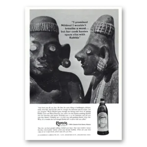 1967 Kahlua Print Ad | I Promised Mildred
