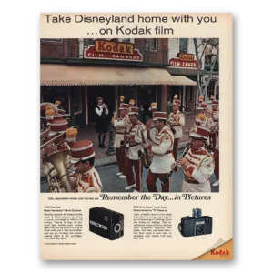 1967 Kodak Film Print Ad | Disneyland