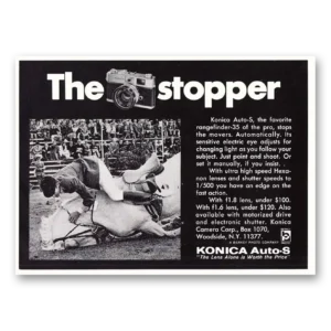 1967 Konica Camera Print Ad | Stopper