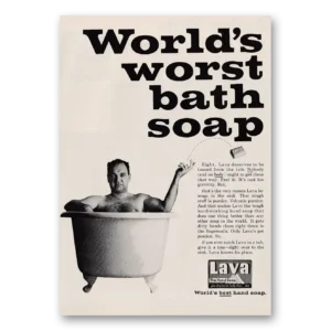 1967 Lava Soap Print Ad | Worst Bath Soap