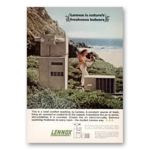 1967 Lennox Total Comfort System Print Ad | Natures Freshness