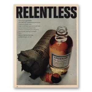 1967 Listerine Print Ad | Relentless