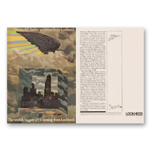 1967 Lockheed YF12A Print Ad | Worlds Fastest Jet