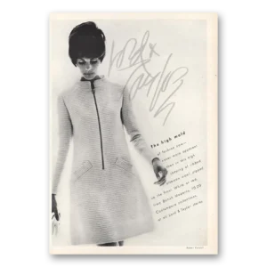 1967 Lord & Taylor Print Ad | The High Mold British Moderns
