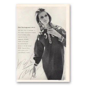 1967 Lord & Taylor Print Ad | Portuguese Shirt