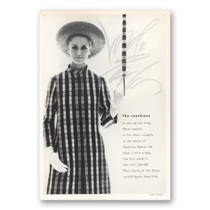 1967 Lord & Taylor Print Ad | Coatdress