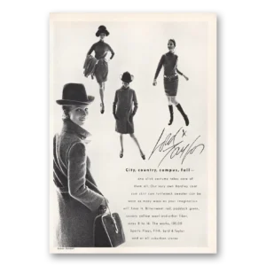 1967 Lord & Taylor Print Ad | City Country Campus Fall
