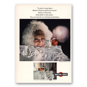 1967 Martini & Rossi Print Ad | Cool Favorite Yonkers To Yukon