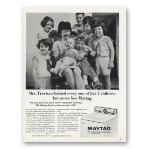 1967 Maytag Washer Print Ad | Mrs Trevisan