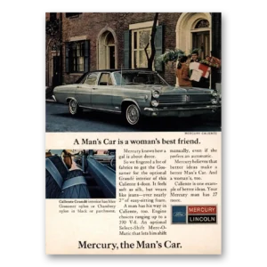 1967 Mercury Caliente Print Ad | Mans Car