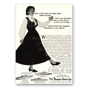 1967 Norwegian American Line Print Ad | Froydis