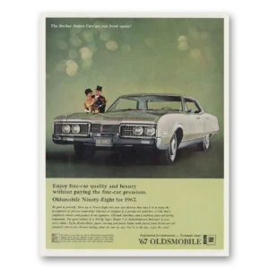 1966 Oldsmobile Ninety Eight Print Ad | Rocket Action