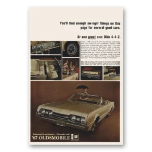 1966 Oldsmobile 442 Print Ad | Swingin Things
