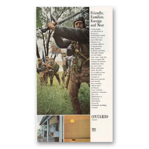 1967 Ontario Canada Print Ad | Friendly Familiar