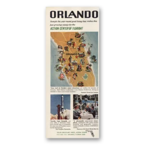 1967 Orlando Florida Print Ad | Disney