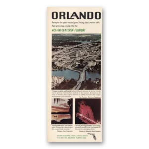 1967 Orlando Florida Print Ad | Action Center