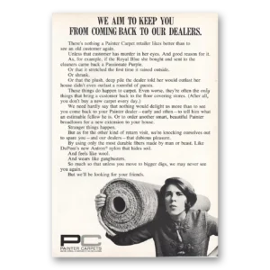 1967 Painter Carpets Print Ad | Keep You From Coming Back