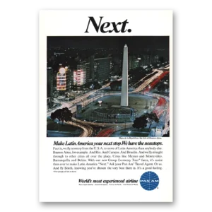 1967 Pan Am Print Ad | Next Latin America