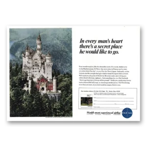 1967 Pan Am Print Ad | Mans Heart