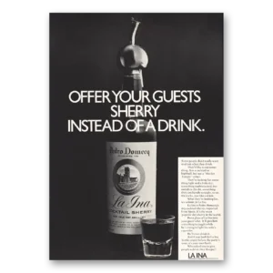 1967 Pedro Domecq Print Ad | Offer Your Guests Sherry